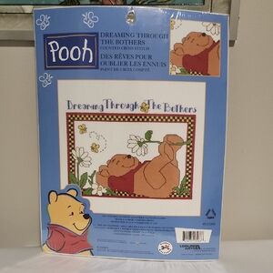 Pooh Cross Stitch Kit
